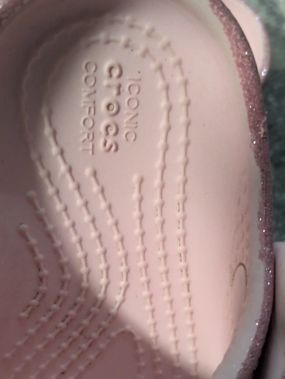 CROCS Kids' Sparkle Pink Sandals